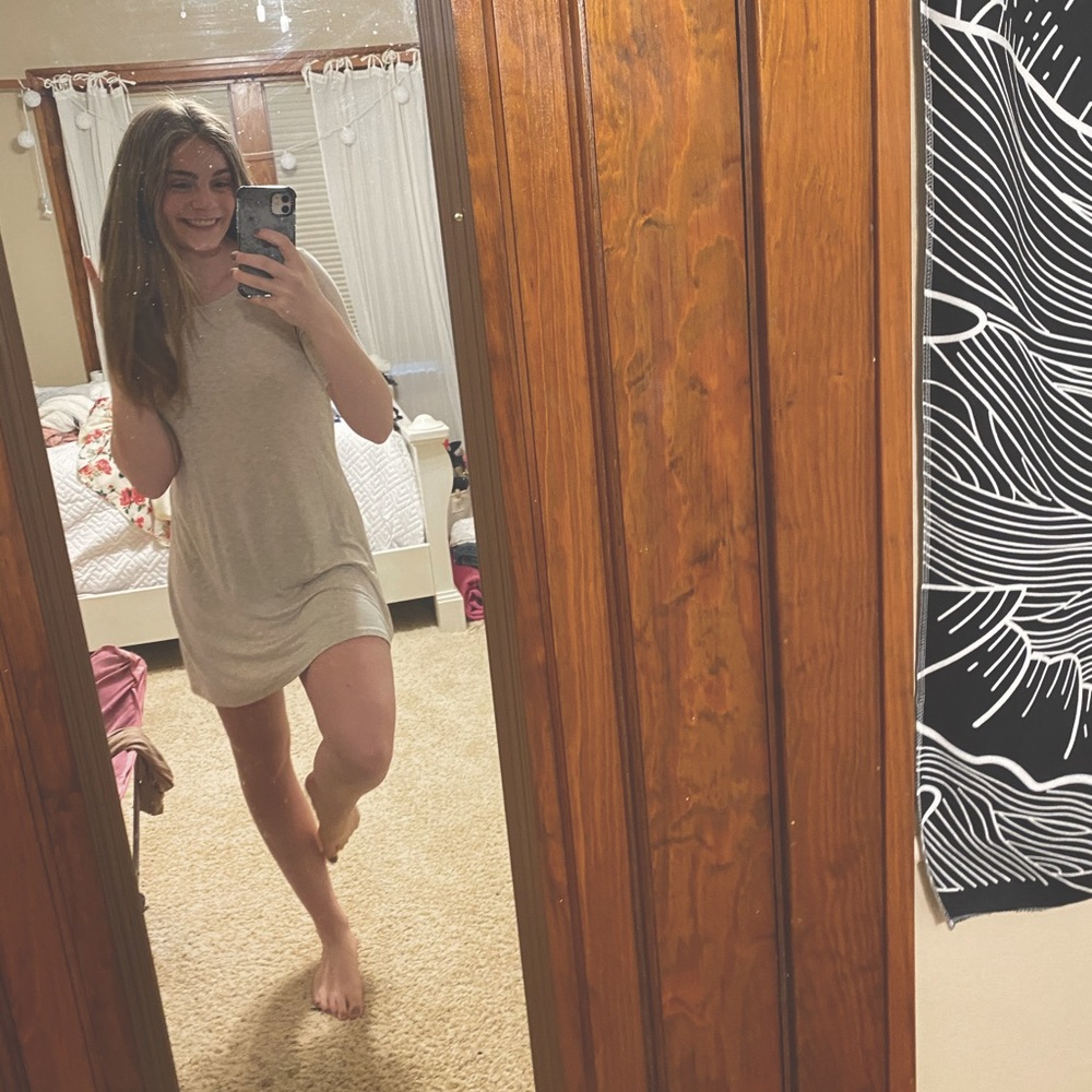 Tan Dress
